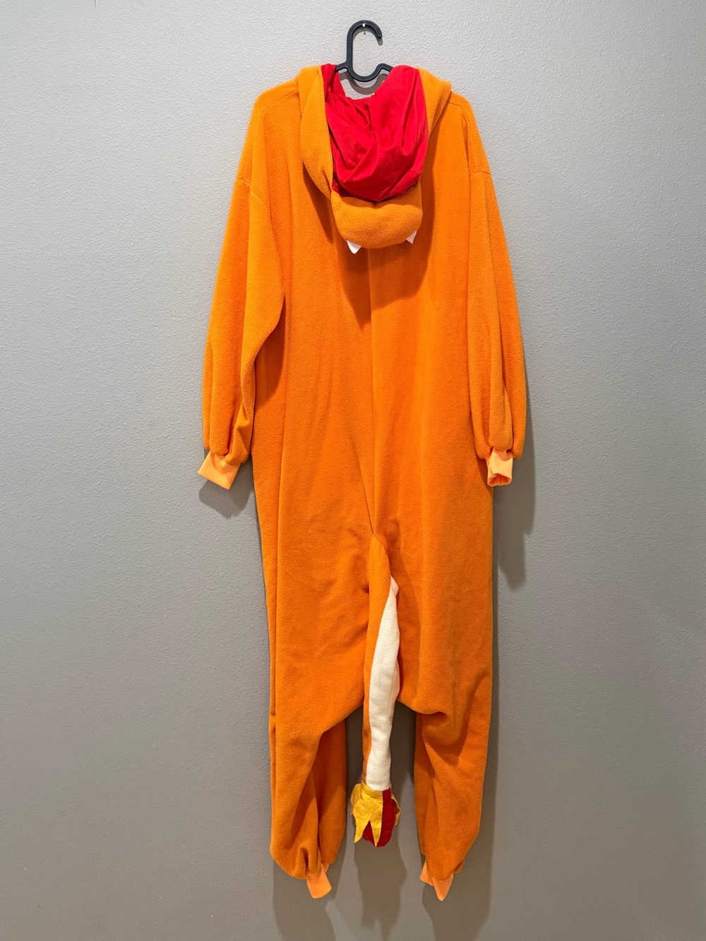 Newcosplay Pokémon Charmander Hooded Button Down Adult One Piece Costume Size XL - Picture 2 of 5